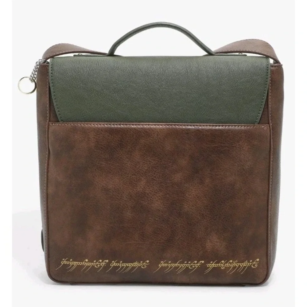 Her Universe The Lord‎ Of The Rings Leaf Lórien Messenger BAG One Ring Keychain
